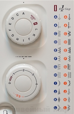 Строчки швейной машины Janome SE 522
